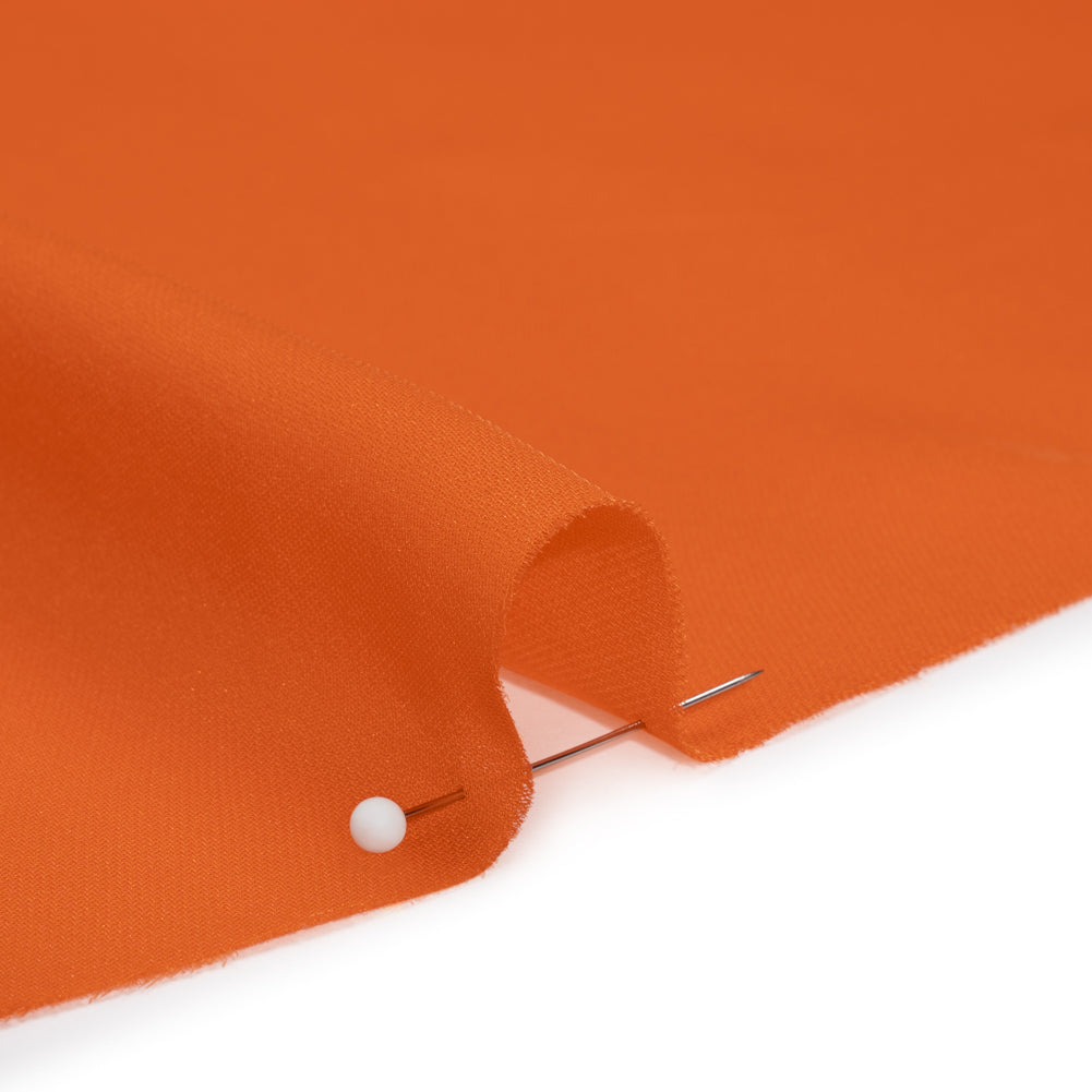 Silk Double Georgette - Burnt Orange - Premium Collection - Detail