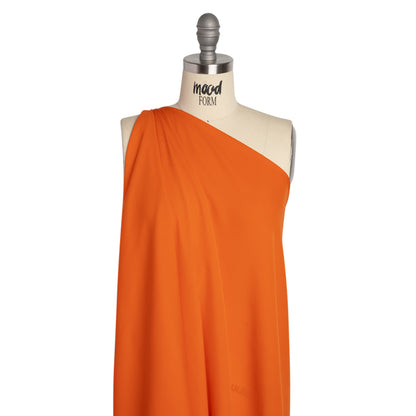 Silk Double Georgette - Burnt Orange - Premium Collection
