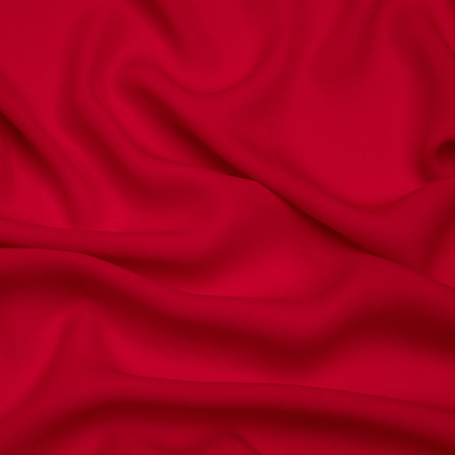 Silk Double Georgette - Red - Premium Collection