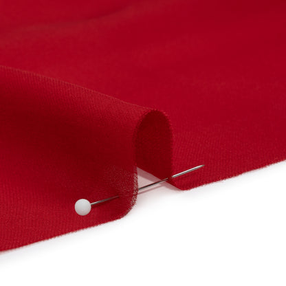 Silk Double Georgette - Tango Red - Premium Collection