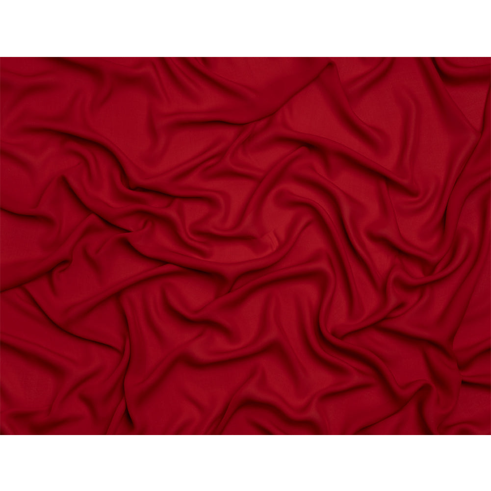 Silk Double Georgette - Tango Red - Premium Collection - Full