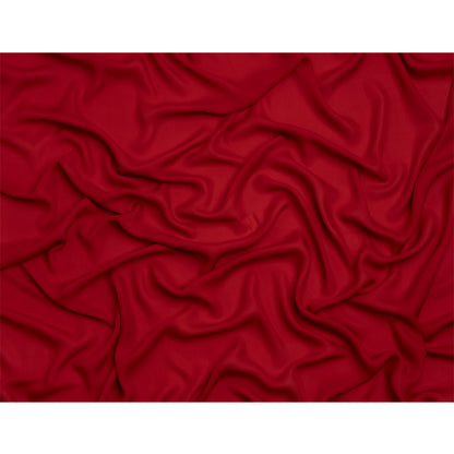 Silk Double Georgette - Tango Red - Premium Collection