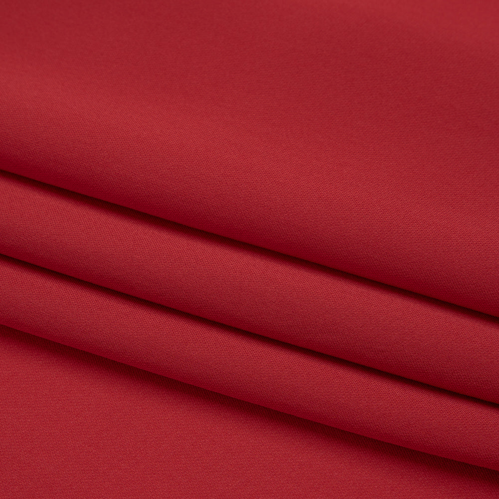Silk Double Georgette - Brick - Premium Collection - Folded