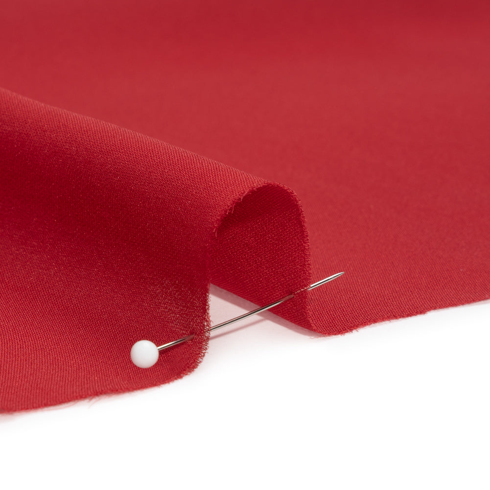 Silk Double Georgette - Brick - Premium Collection - Detail