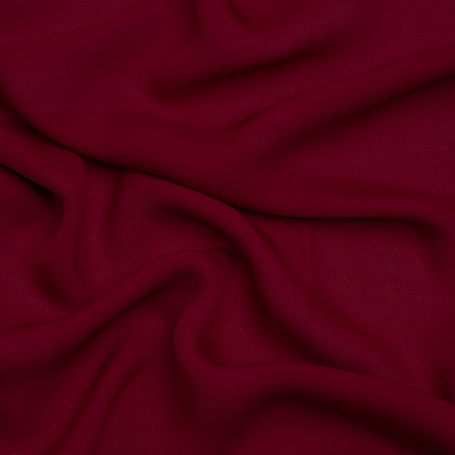Silk Double Georgette - Wine - Premium Collection