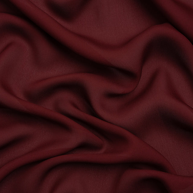 Silk Double Georgette - Port - Premium Collection