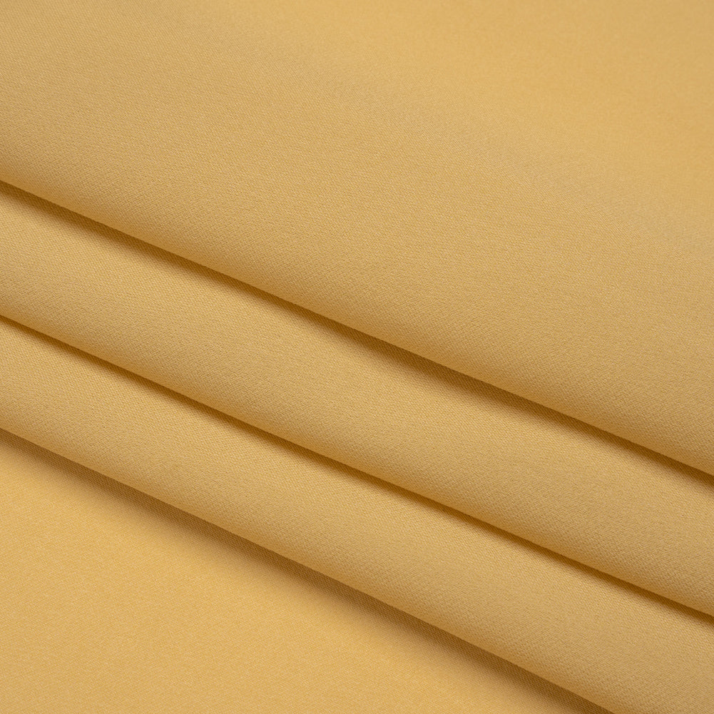 Silk Double Georgette - Gold - Premium Collection - Folded