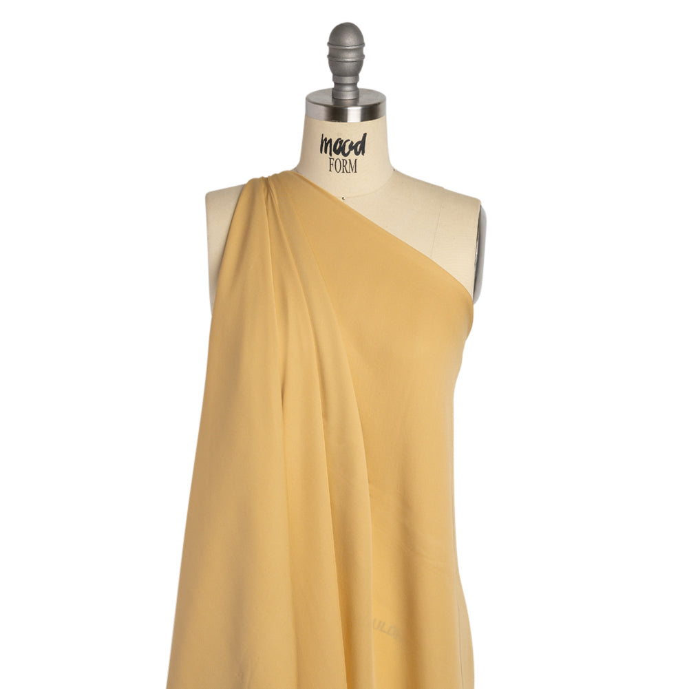 Silk Double Georgette - Gold - Premium Collection - Drape