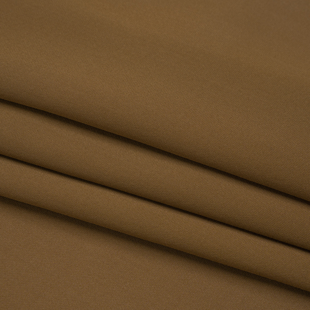 Silk Double Georgette - Dark Olive - Premium Collection - Folded