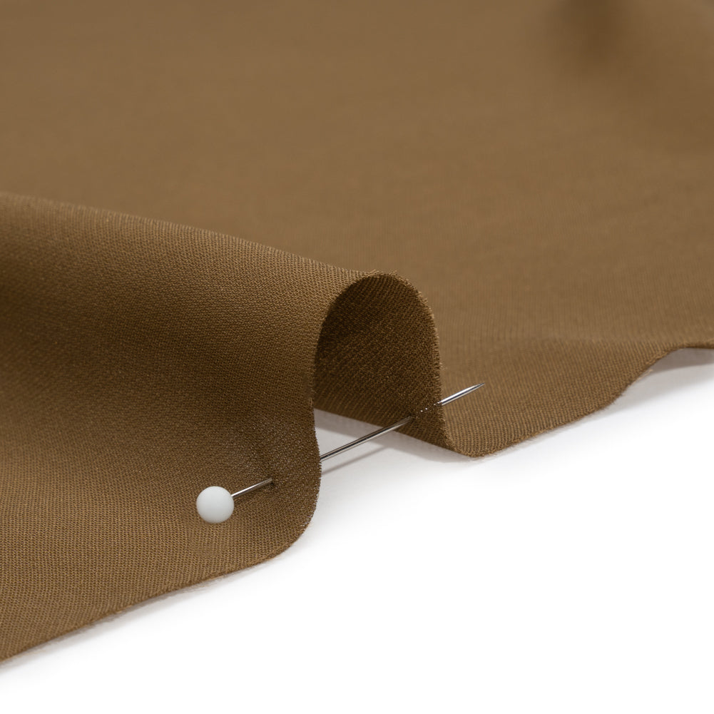 Silk Double Georgette - Dark Olive - Premium Collection - Detail