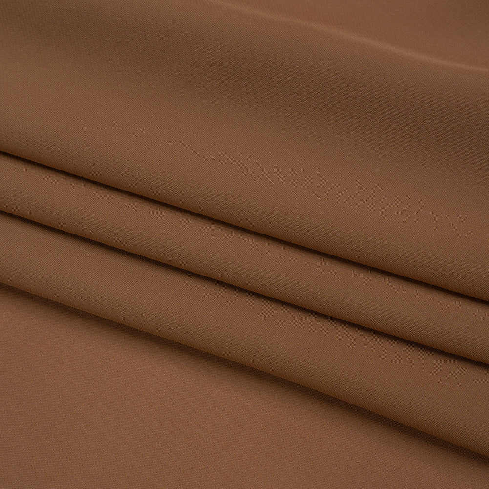 Silk Double Georgette - Light Brown - Premium Collection - Folded