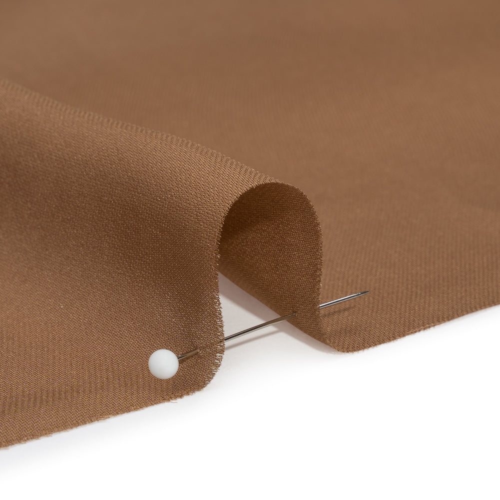 Silk Double Georgette - Light Brown - Premium Collection - Detail