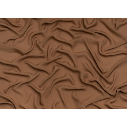 Silk Double Georgette - Light Brown - Premium Collection