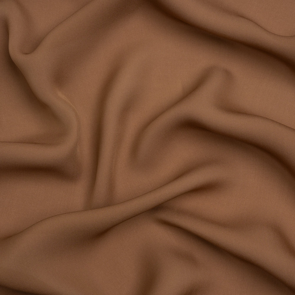 Silk Double Georgette - Light Brown - Premium Collection