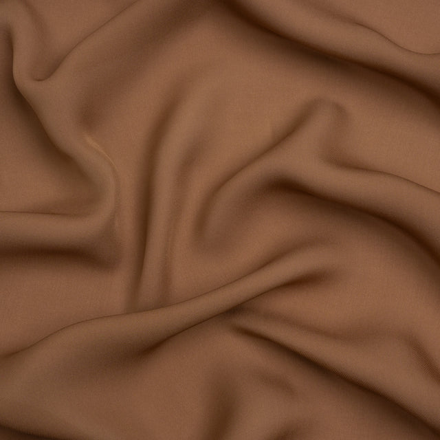 Silk Double Georgette - Light Brown - Premium Collection