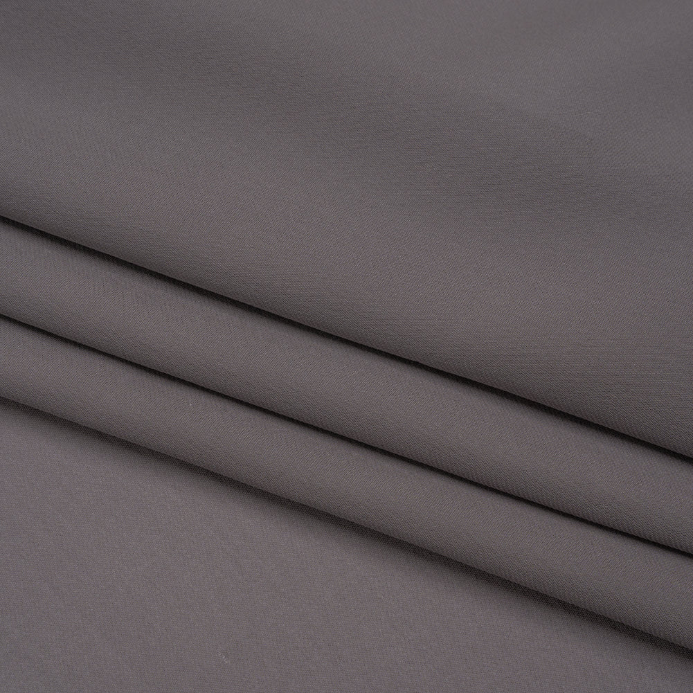 Silk Double Georgette - Dark Silver - Premium Collection - Folded
