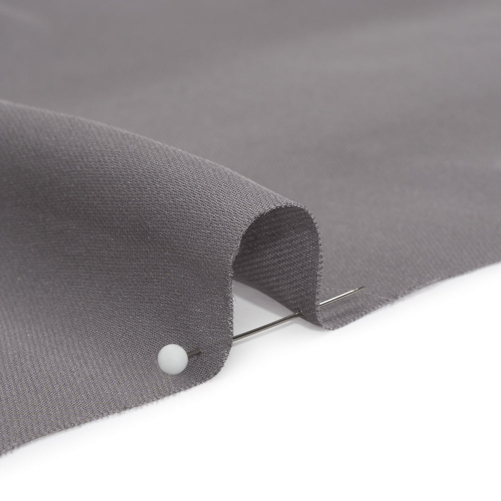 Silk Double Georgette - Dark Silver - Premium Collection - Detail