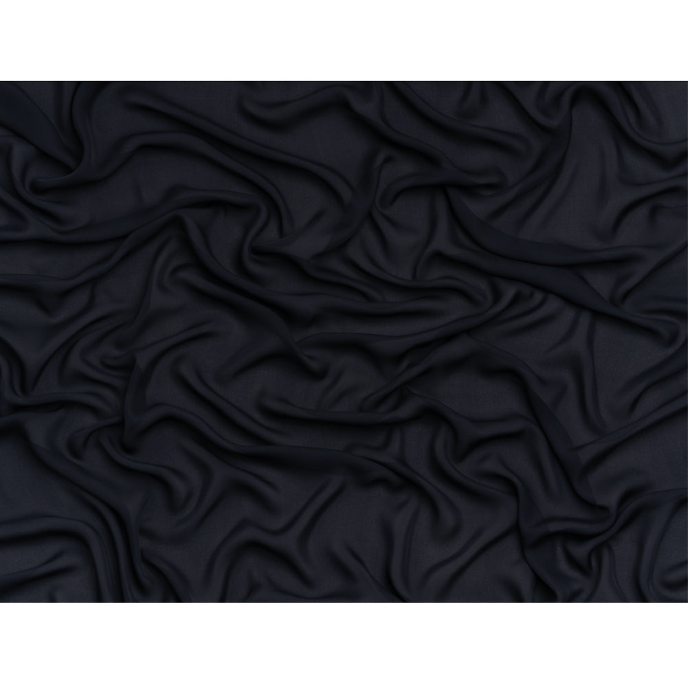 Silk Double Georgette - Midnight - Premium Collection - Full