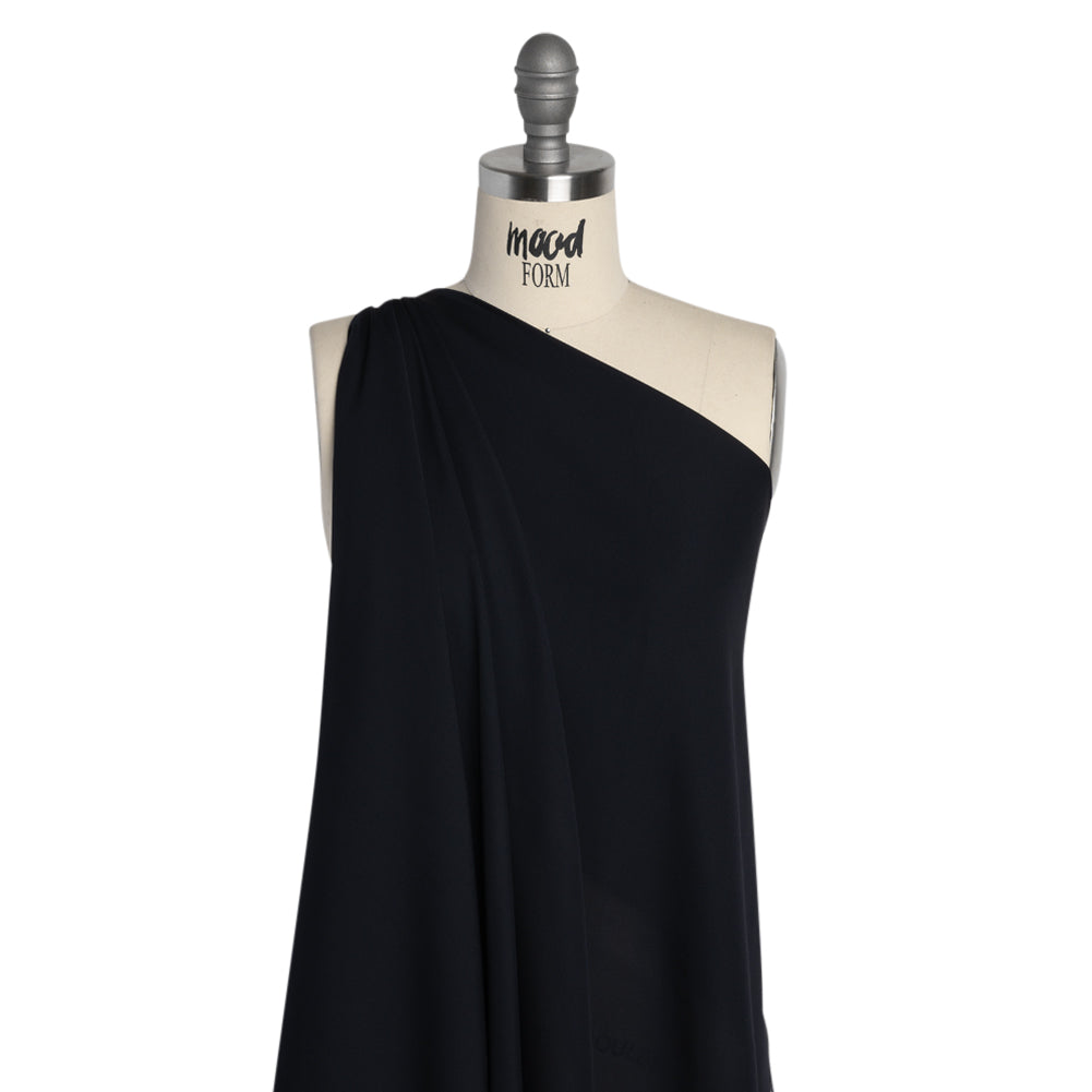 Silk Double Georgette - Midnight - Premium Collection - Drape