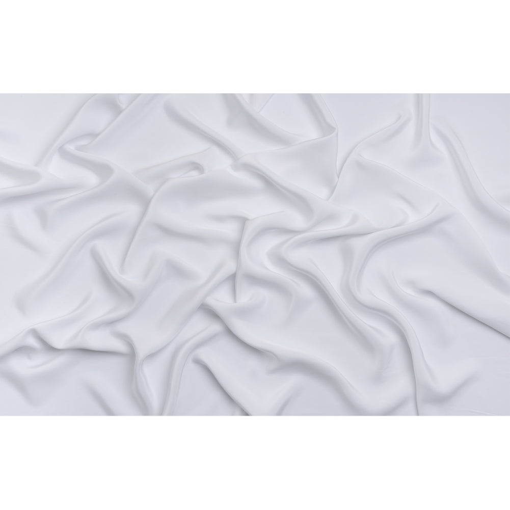 Silk 4-Ply Crepe 44" - Bright White - Premium Collection - Full