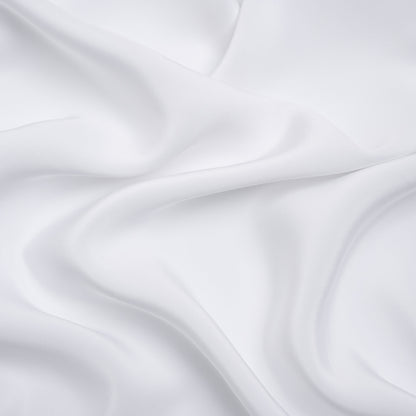 Silk 4-Ply Crepe 44" - Bright White - Premium Collection