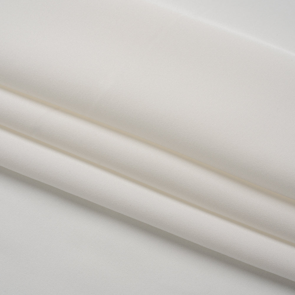 Silk 4-Ply Crepe 44" - Whisper White - Premium Collection - Folded