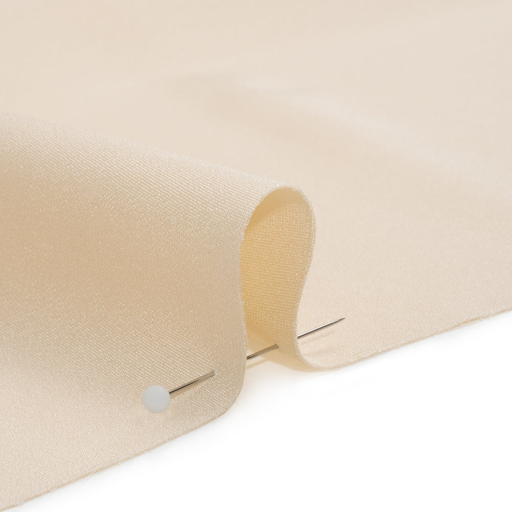 Silk 4-Ply Crepe 44" - Tapioca - Premium Collection - Detail