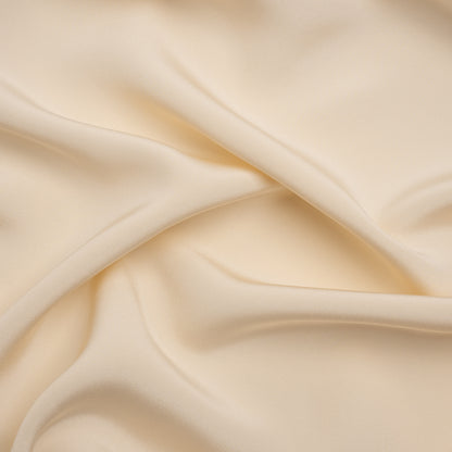 Silk 4-Ply Crepe 44" - Tapioca - Premium Collection