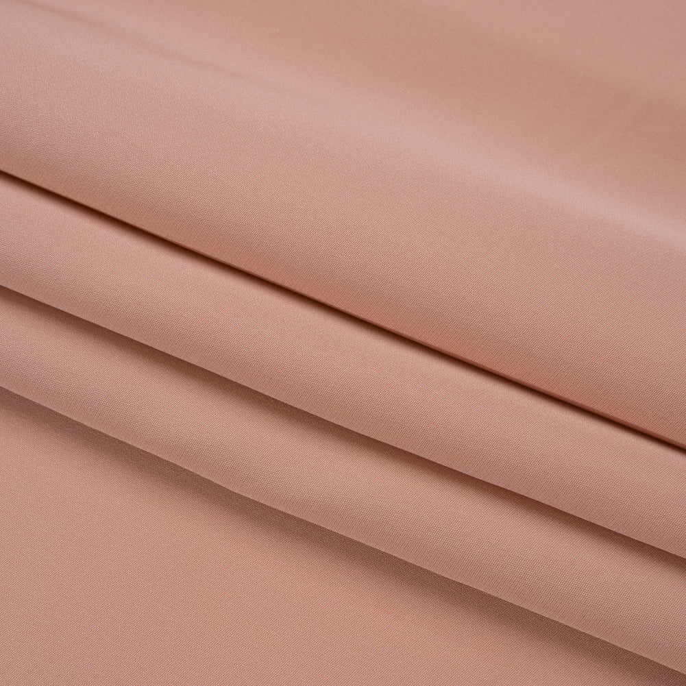 Silk 4-Ply Crepe 44" - Blush - Premium Collection - Folded
