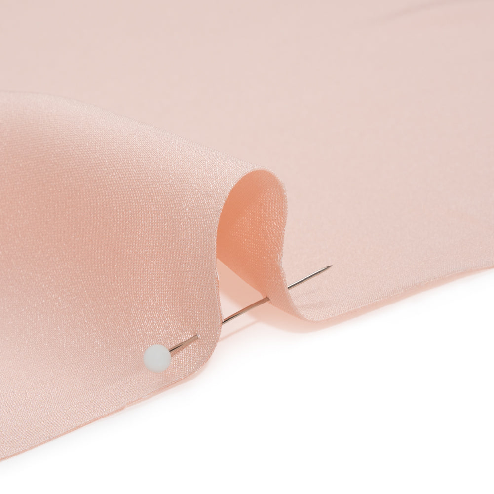 Silk 4-Ply Crepe 44" - Veiled Rose - Premium Collection - Detail