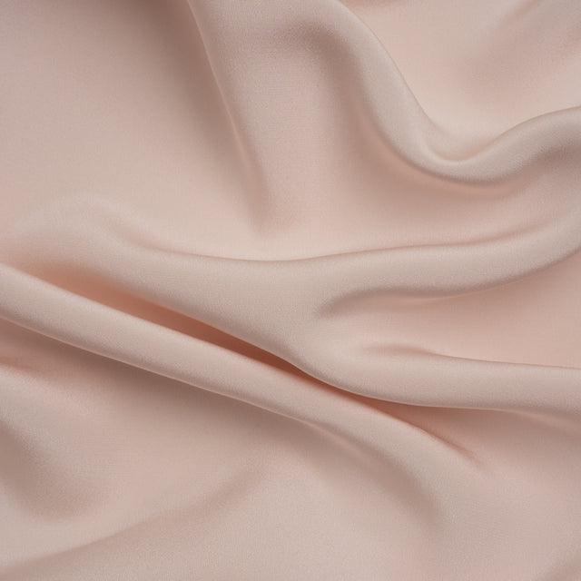 Silk 4-Ply Crepe 44" - Cradle Pink - Premium Collection