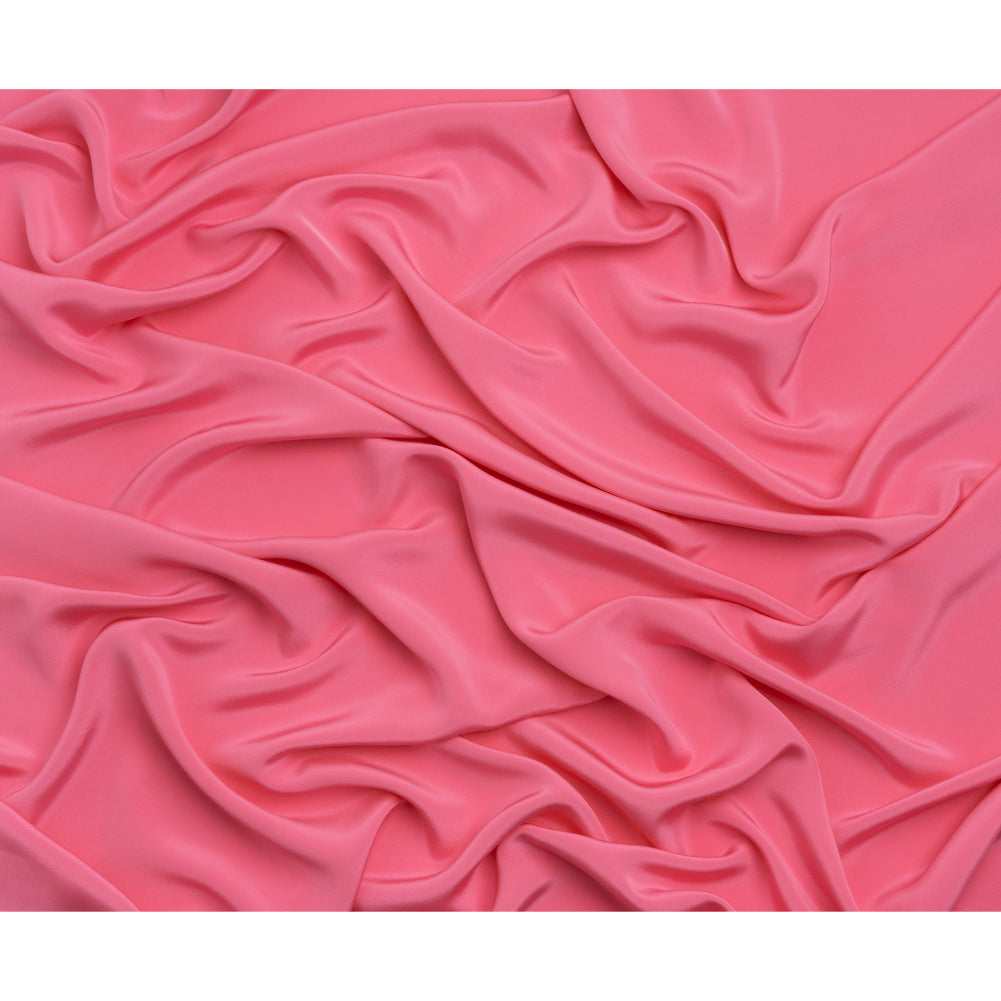 Silk 4-Ply Crepe 44" - Carmine Rose - Premium Collection - Full
