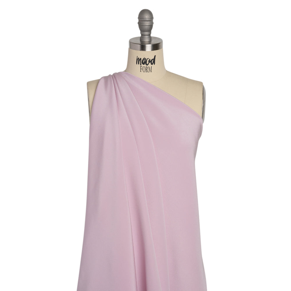 Silk 4-Ply Crepe 44" - Lavender Fog - Premium Collection - Drape