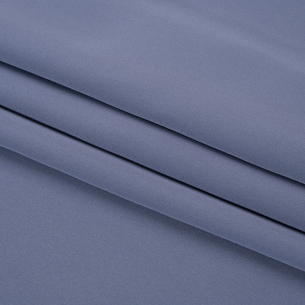 Silk 4-Ply Crepe 44" - Infinity Blue - Premium Collection - Folded