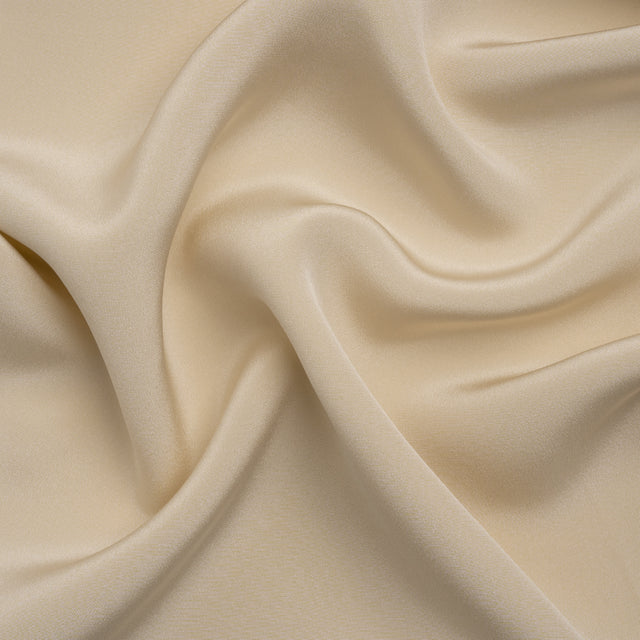 Silk 4-Ply Crepe 44" - Ivory - Premium Collection
