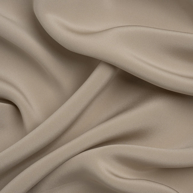 Silk 4-Ply Crepe 44" - Feather Gray - Premium Collection