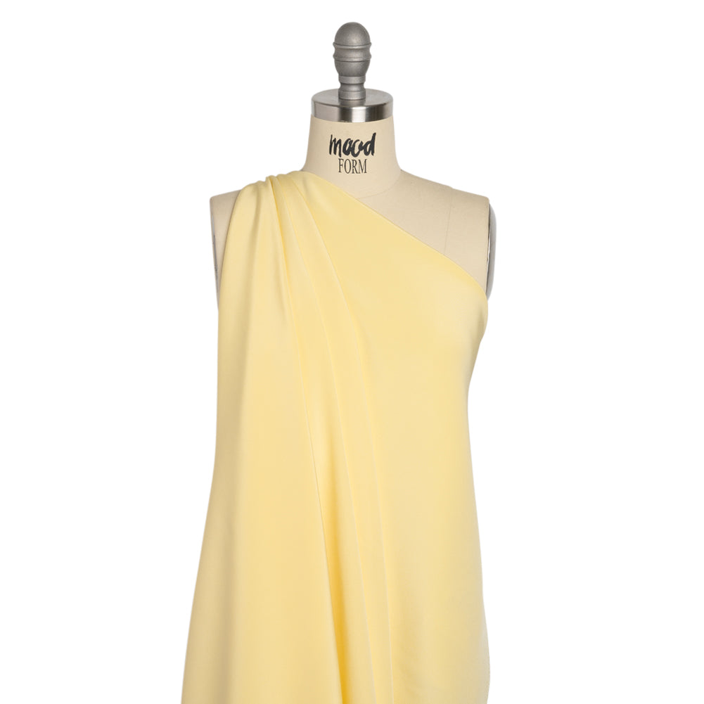 Silk 4-Ply Crepe 44" - French Vanilla - Premium Collection - Drape