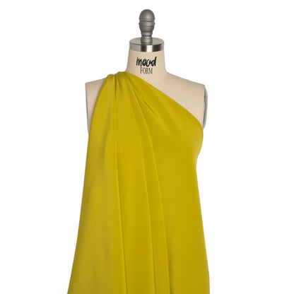 Silk 4-Ply Crepe 44" - Warm Olive - Premium Collection Drape