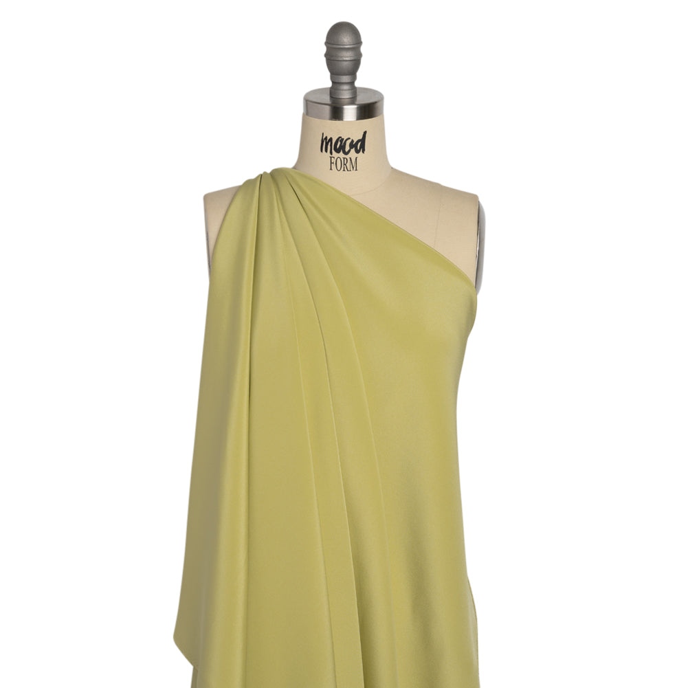 Silk 4-Ply Crepe 44" - Nile Green - Premium Collection Detail