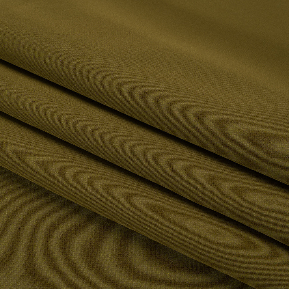 Silk 4-Ply Crepe 44" - Fir Green - Premium Collection Folded