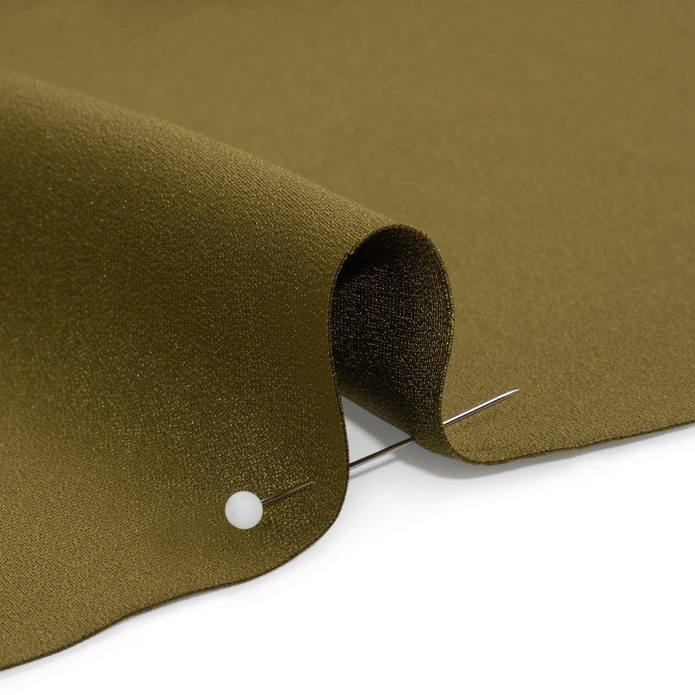 Silk 4-Ply Crepe 44" - Fir Green - Premium Collection Detail