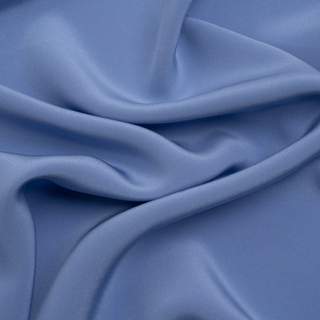 Silk 4-Ply Crepe 44" - Regatta Blue - Premium Collection