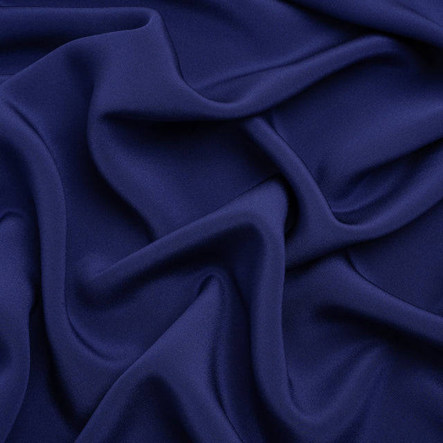 Silk 4-Ply Crepe 44" - Estate Blue - Premium Collection