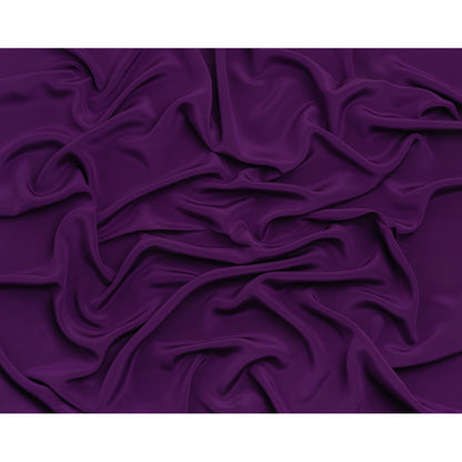 Silk 4-Ply Crepe 44" - Majesty Purple - Premium Collection