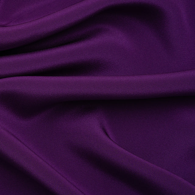 Silk 4-Ply Crepe 44" - Majesty Purple - Premium Collection