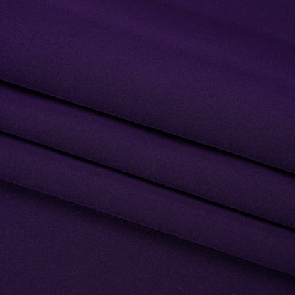 Silk 4-Ply Crepe 44" - Grape - Premium Collection Folded