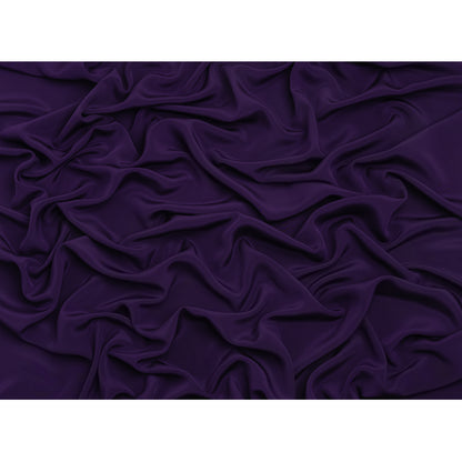 Silk 4-Ply Crepe 44" - Grape - Premium Collection - Full