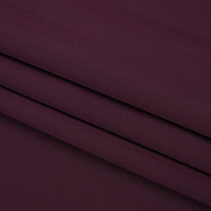 Silk 4-Ply Crepe 44" - Eggplant - Premium Collection
