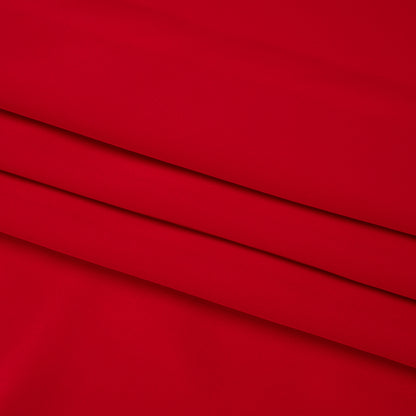 Silk 4-Ply Crepe 44" - Red - Premium Collection