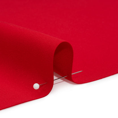 Silk 4-Ply Crepe 44" - Red - Premium Collection